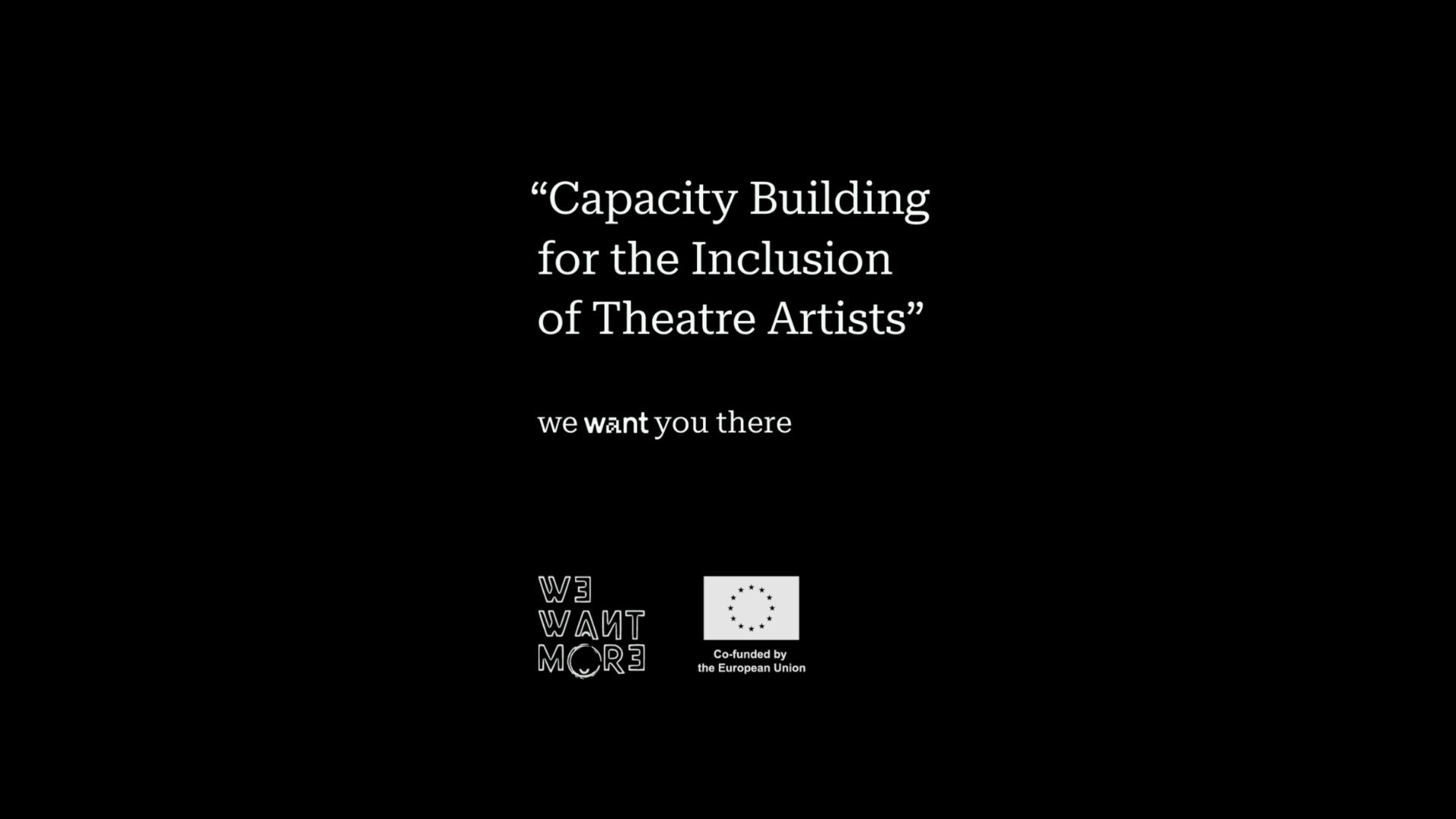 Capacity Building for Inclusion of Theatre Artists