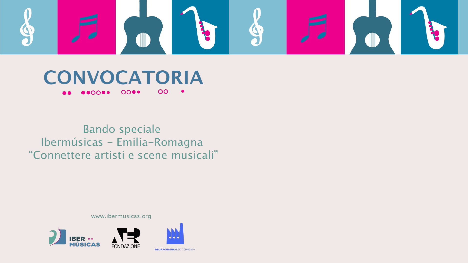 Bando Ibermúsicas–Emilia-Romagna: al via lo scambio artistico