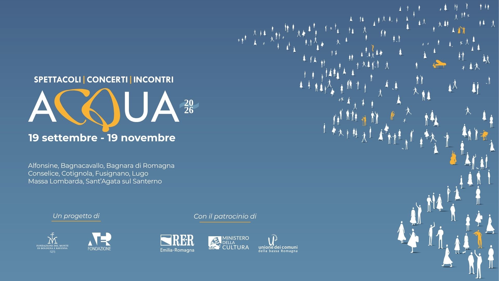 Acqua. Spettacoli, concerti, incontri
